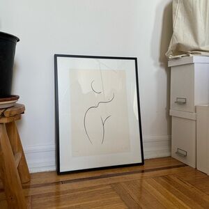 SOLD 🚫 Caroline Walls Charcoal Line Drawing